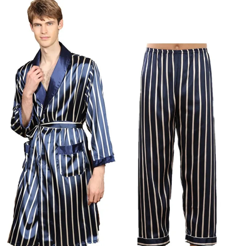 Pyjama homme soie et