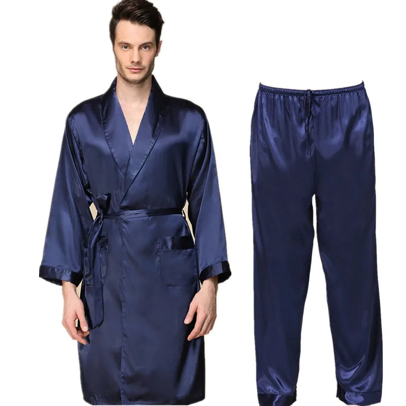 Pyjama homme soie et