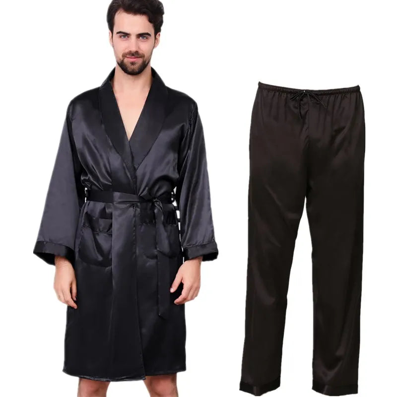 Pyjama homme soie et