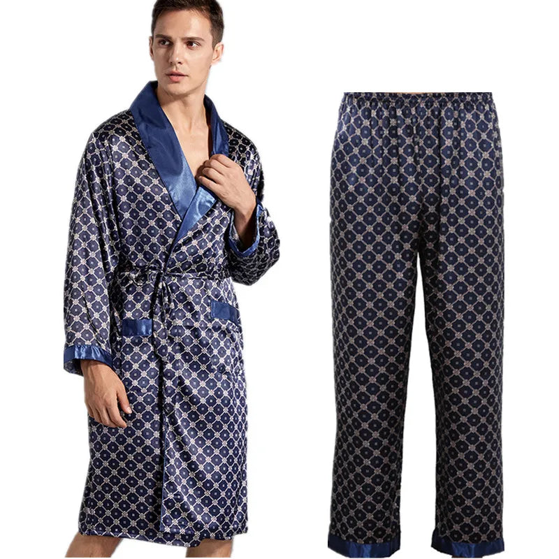 Pyjama homme soie et