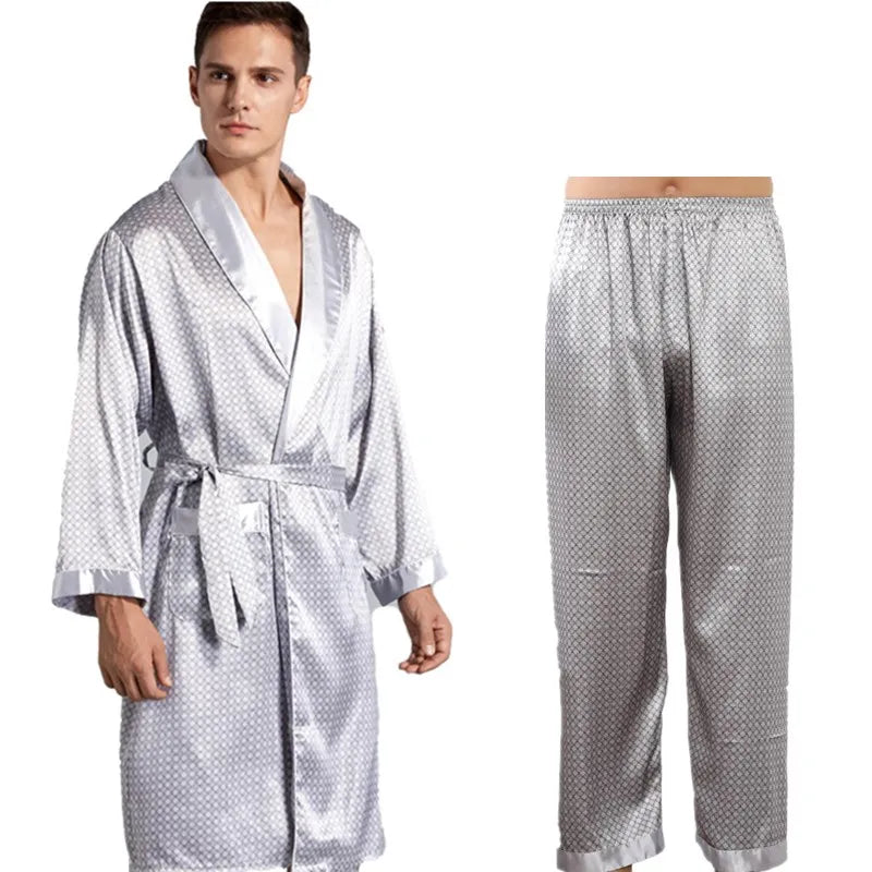Pyjama homme soie et
