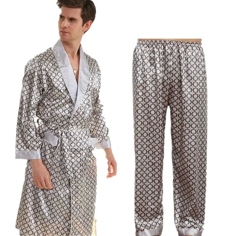Pyjama homme soie et