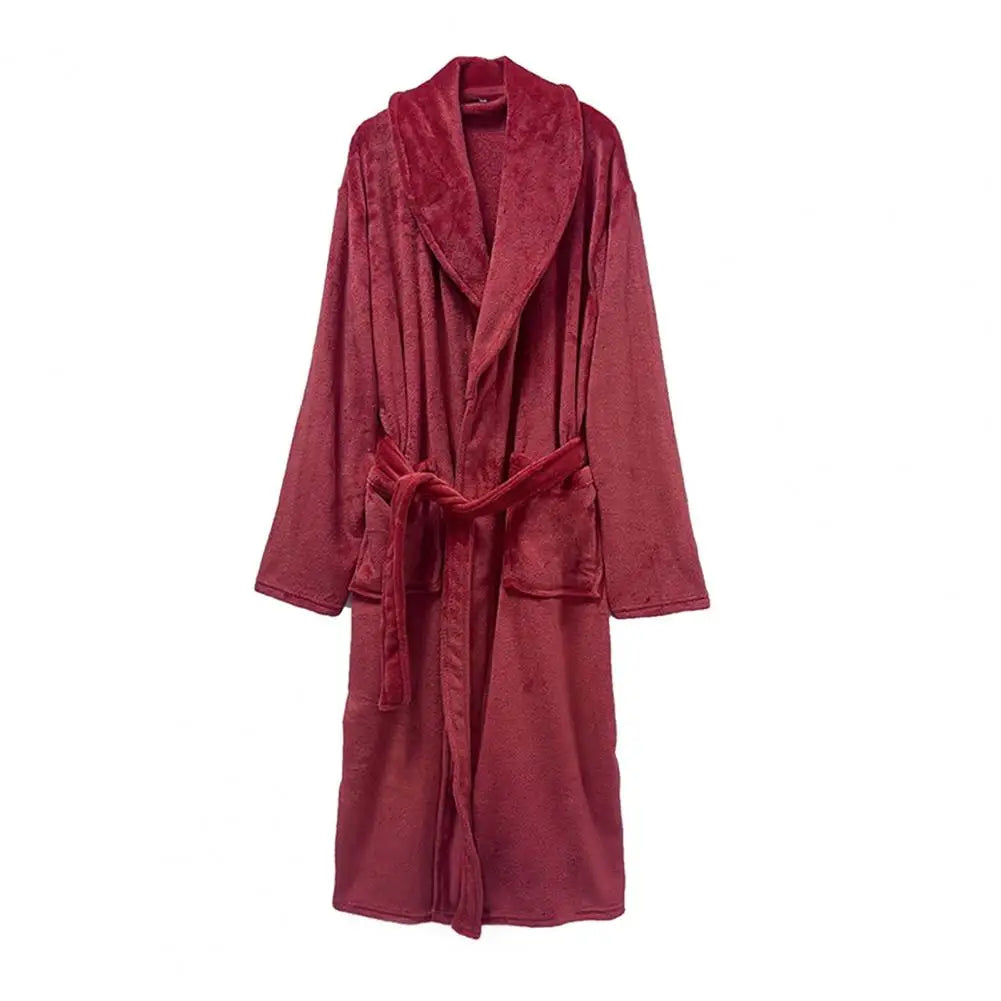Peignoir long en flanelle