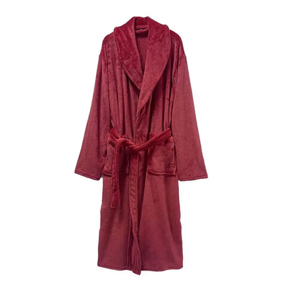 Peignoir long en flanelle