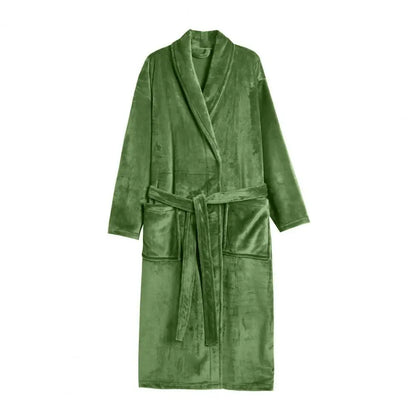 Peignoir long en flanelle