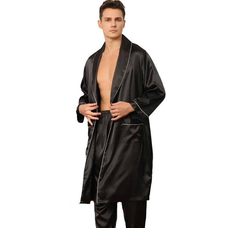 Pyjama homme soie et