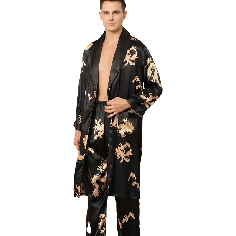 Pyjama homme soie et