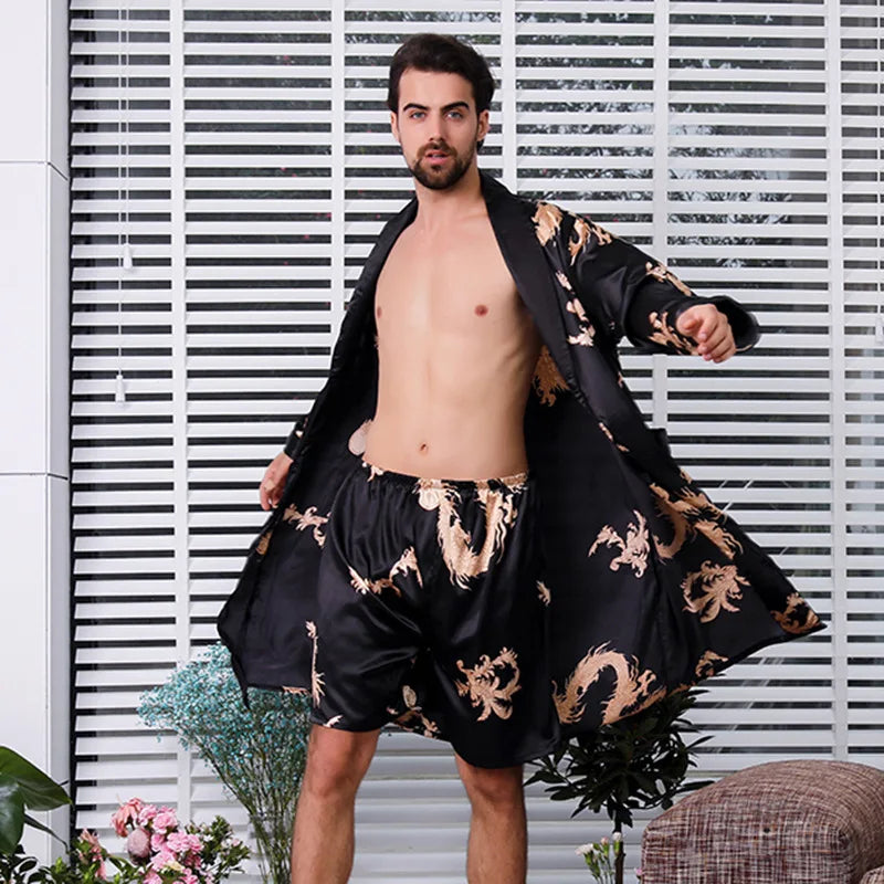Pyjama homme soie et