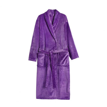 Peignoir long en flanelle