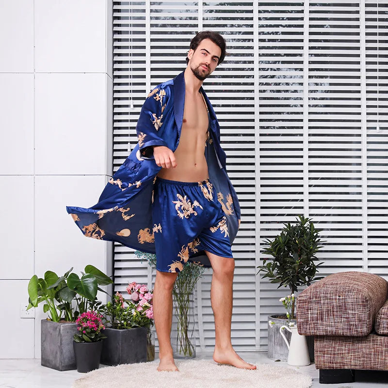 Pyjama homme soie et