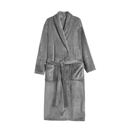 Peignoir long en flanelle