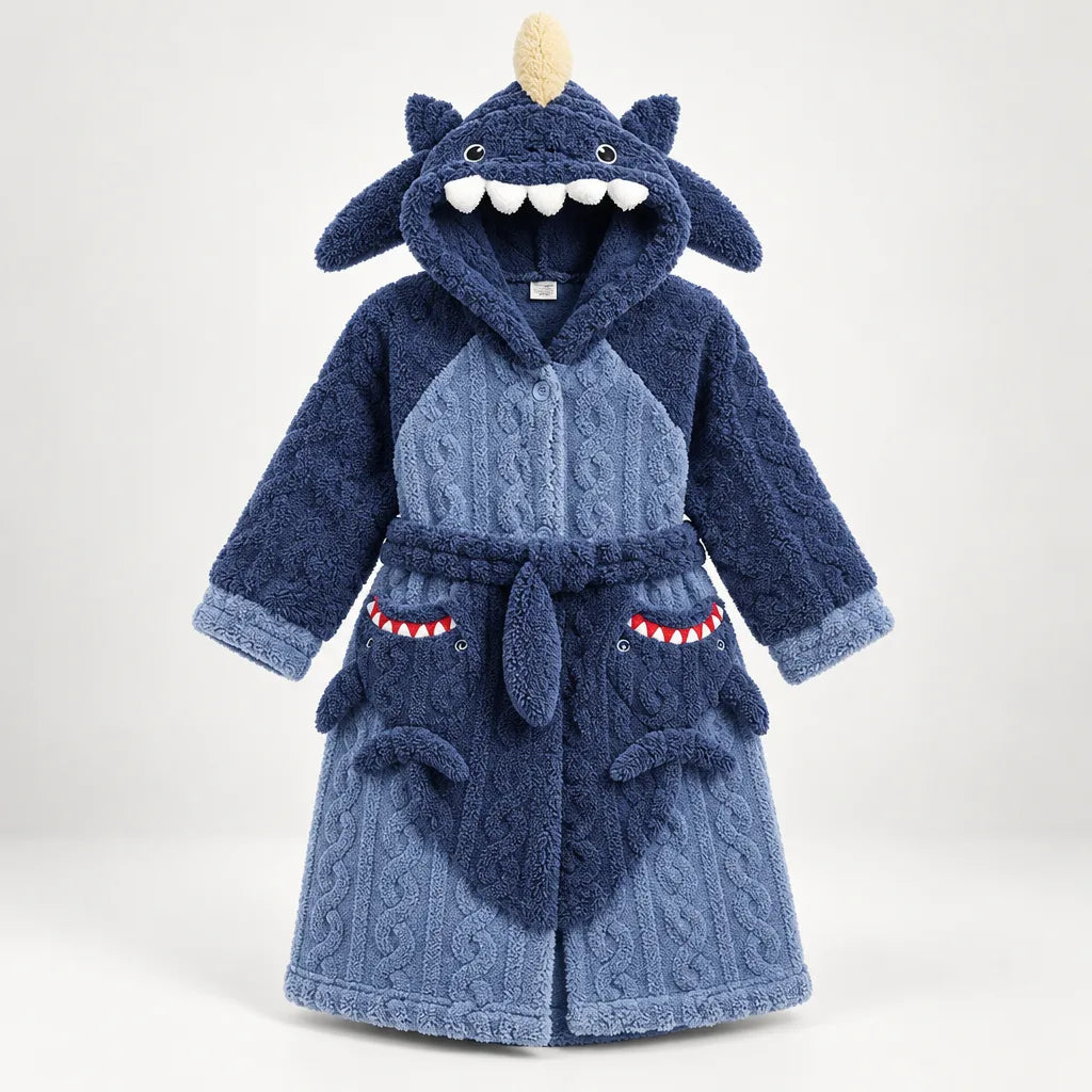 Peignoir enfant requin