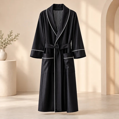 Peignoir kimono unisexe satin