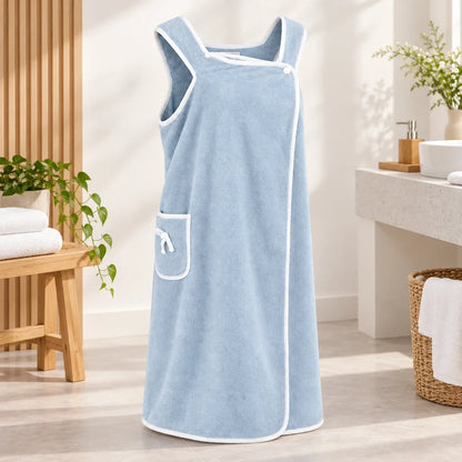 Serviette polyvalente bleu ciel