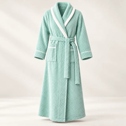 Peignoir éponge long unisexe