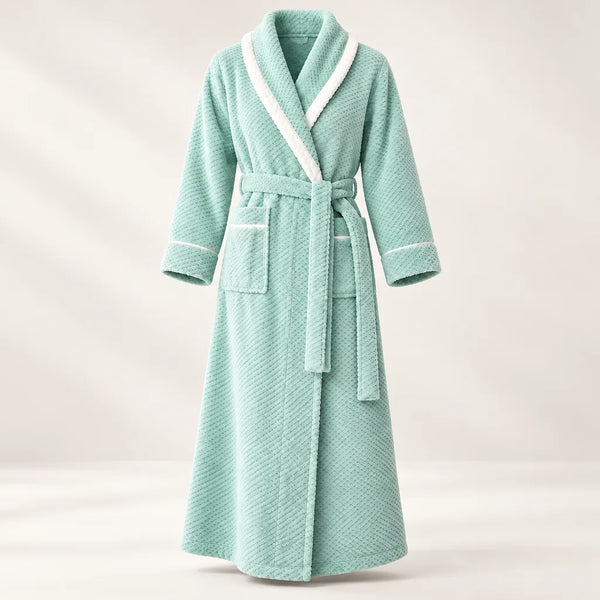 Peignoir éponge long unisexe