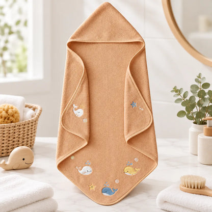 Cape de bain bébé
