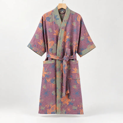 Peignoir kimono coton