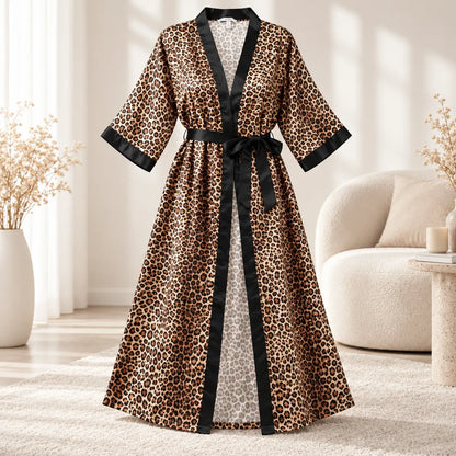 Robe Kimono Longue Satinée