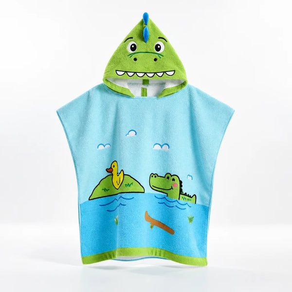 Cape de bain dinosaure