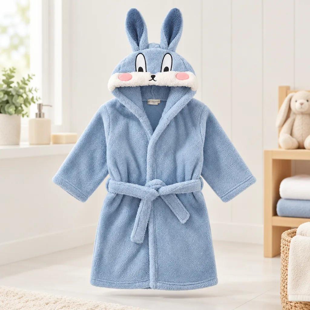 Peignoir enfant flanelle motifs