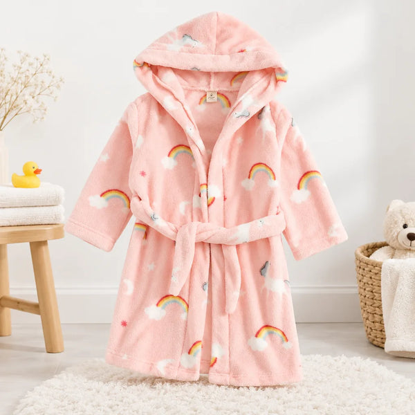 Peignoir enfant motif dessin