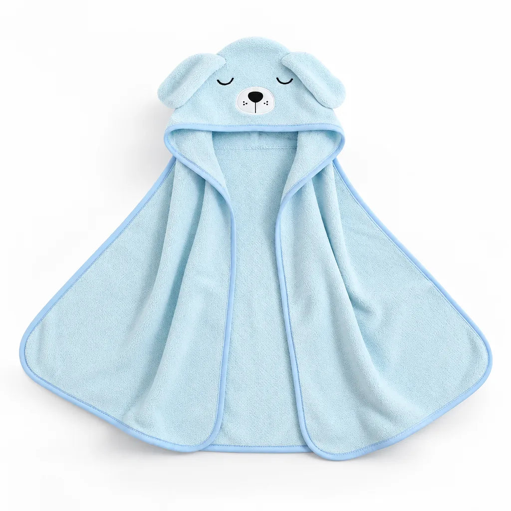 Serviette à capuche bébé
