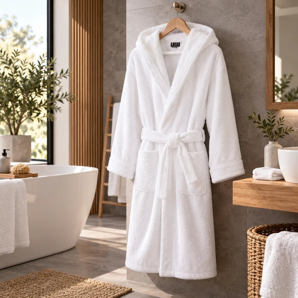 Peignoir homme coton éponge