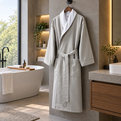 Peignoir Kimono Absorbant Gris