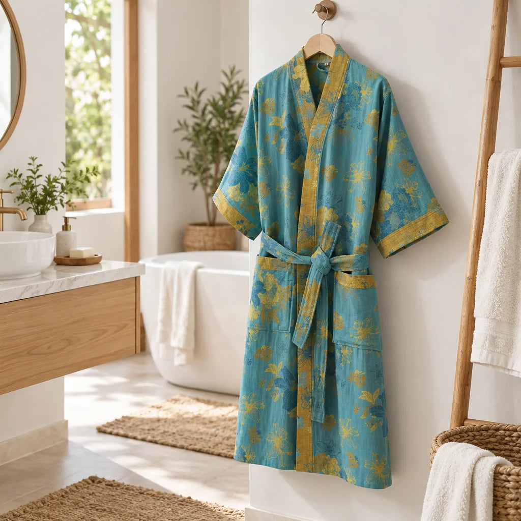 Peignoir Kimono Coton Léger