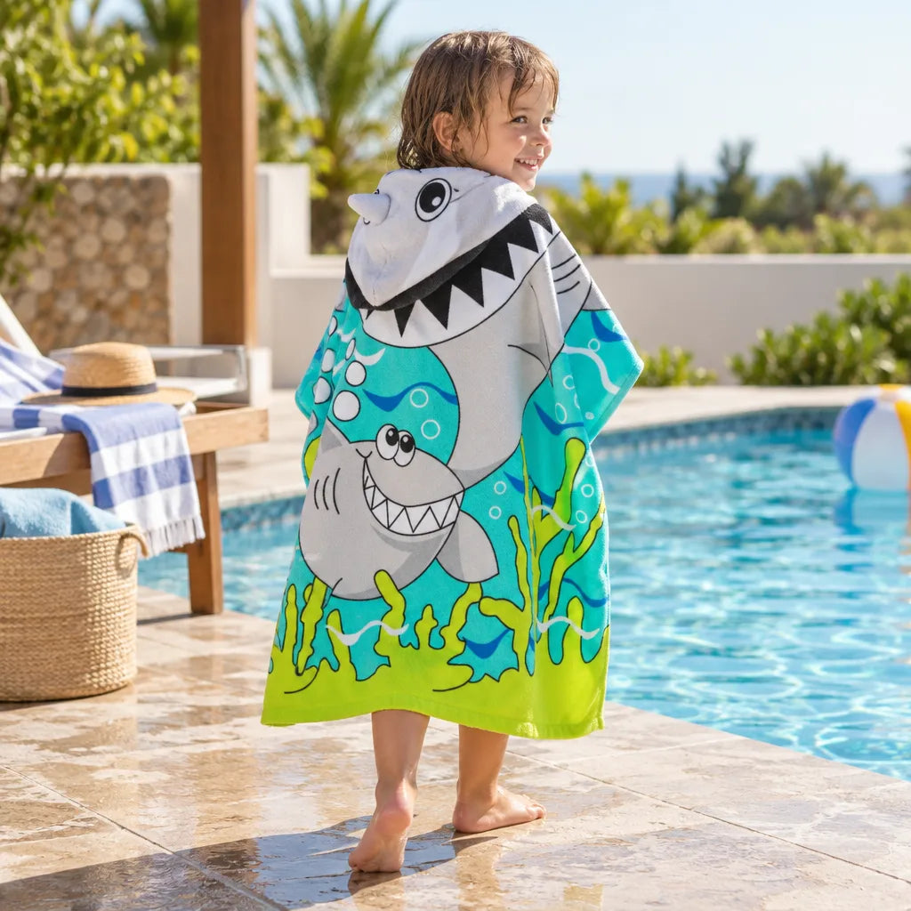 Cape de bain enfant