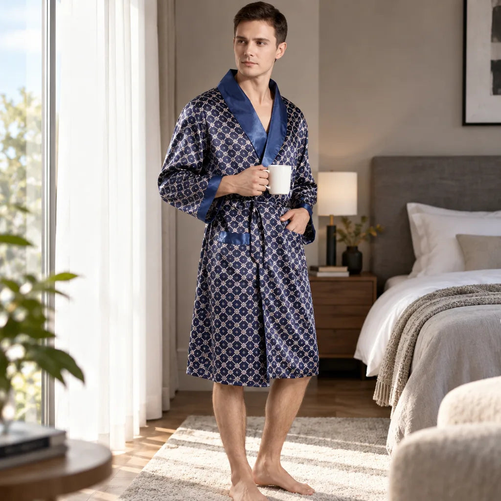 Pyjama homme soie et