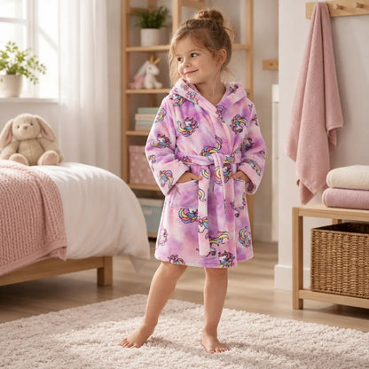 Peignoir enfant flanelle