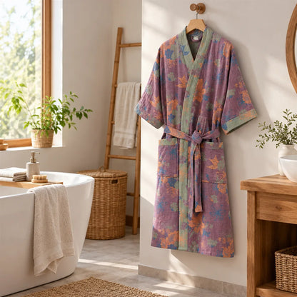 Peignoir kimono coton