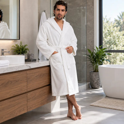 Peignoir homme coton éponge