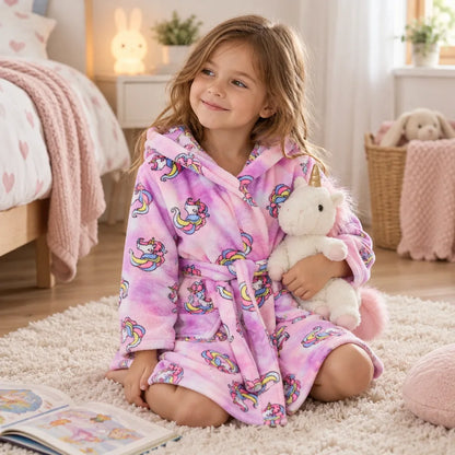 Peignoir enfant flanelle