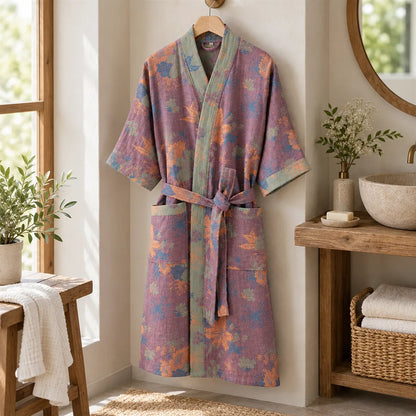 Peignoir kimono coton