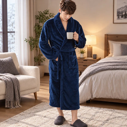 Peignoir homme polaire