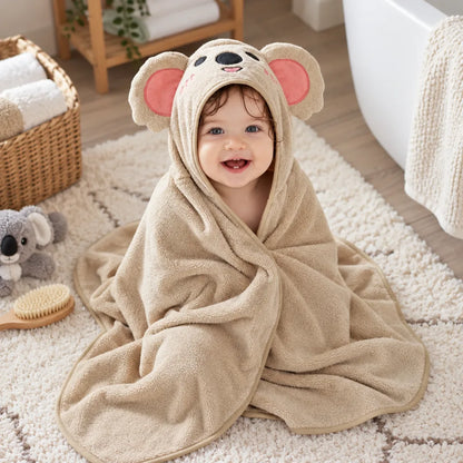Serviette à capuche koala