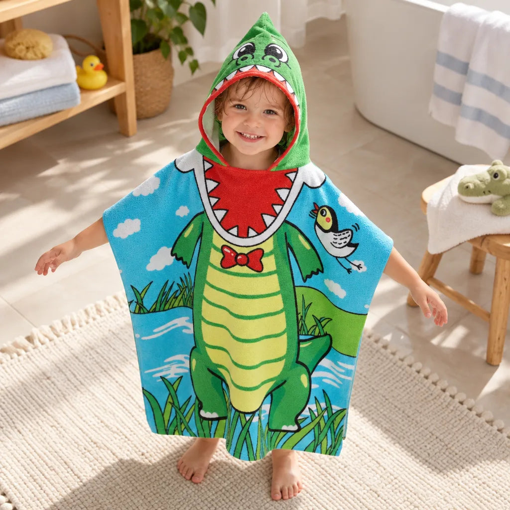 Cape de bain enfant