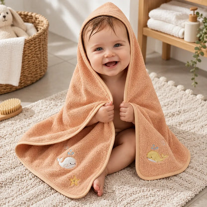 Cape de bain bébé