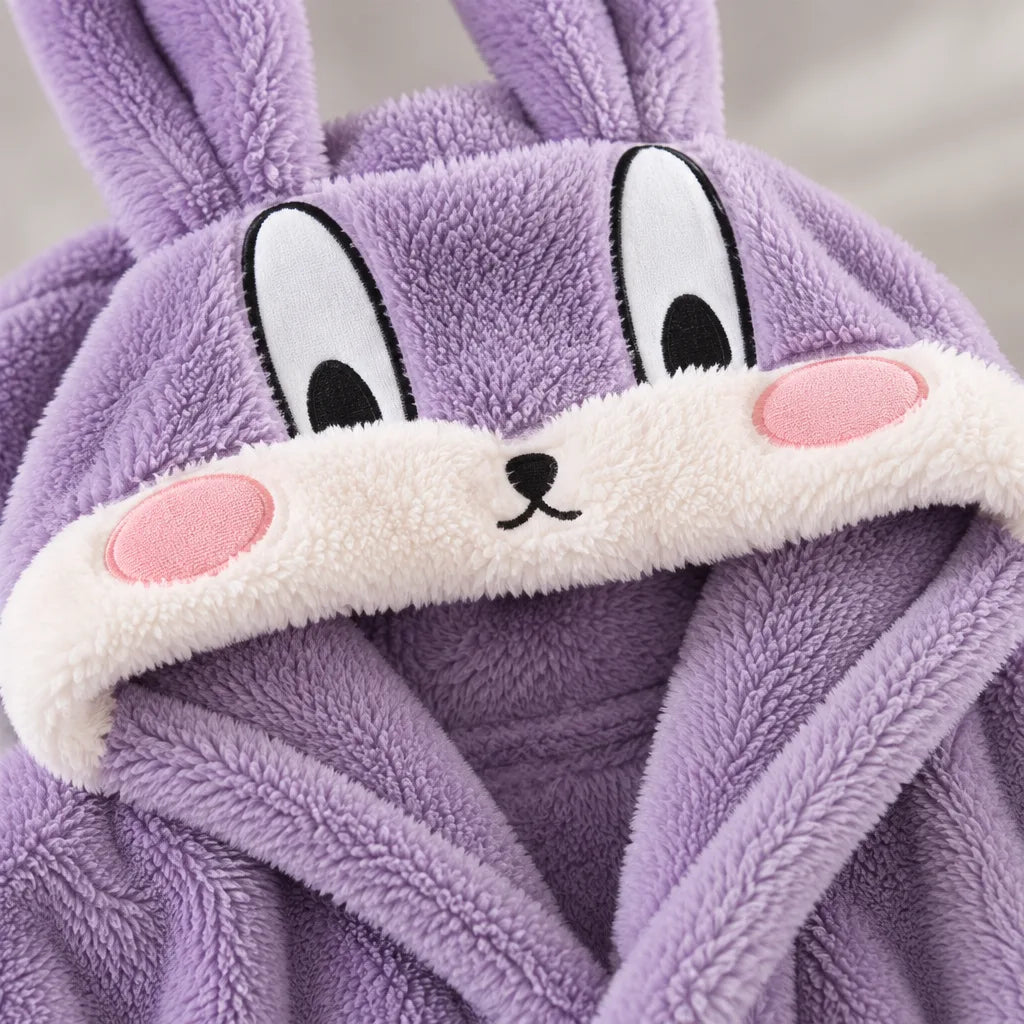 Peignoir enfant flanelle motifs