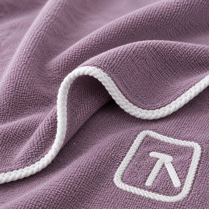 Serviette peignoir polyvalente violette