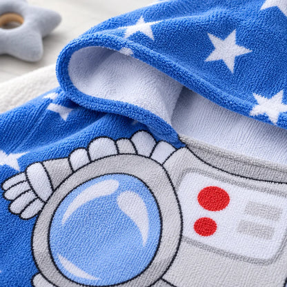 Serviette bébé astronaute cape