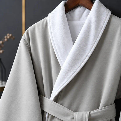 Peignoir Kimono Absorbant Gris