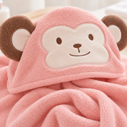 Serviette bébé à capuche