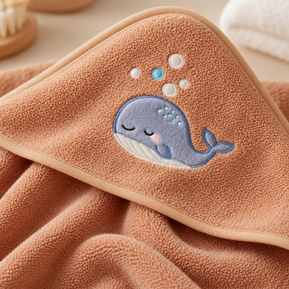 Cape de bain bébé