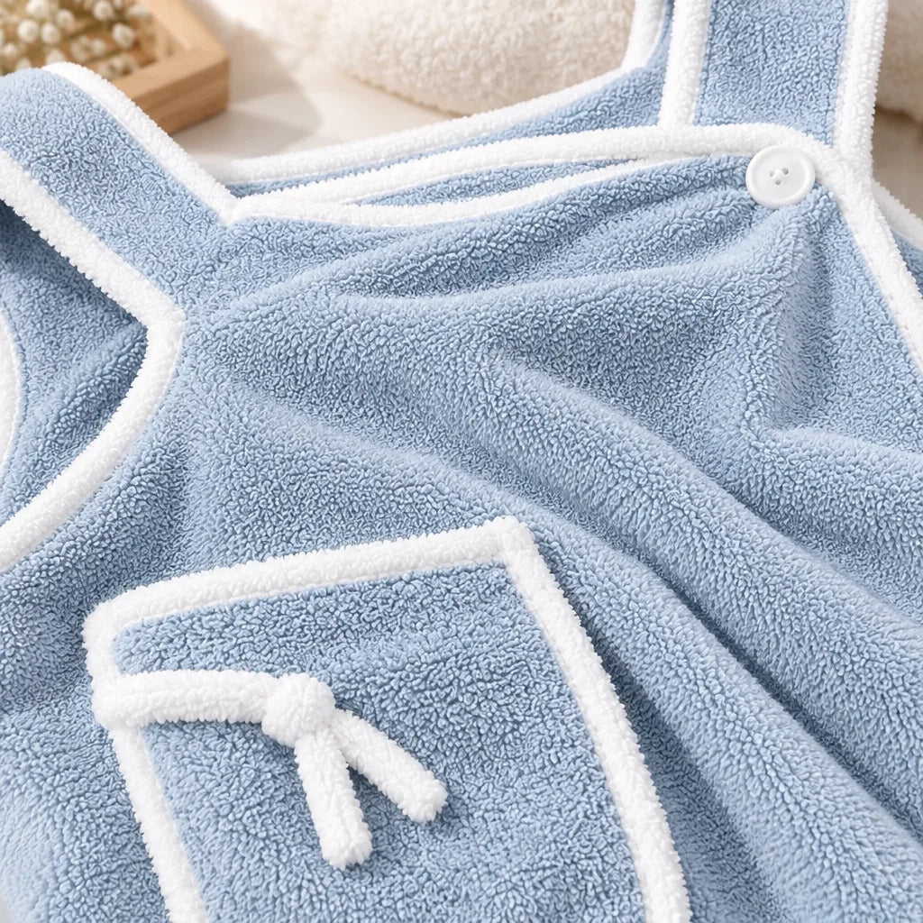 Serviette polyvalente bleu ciel