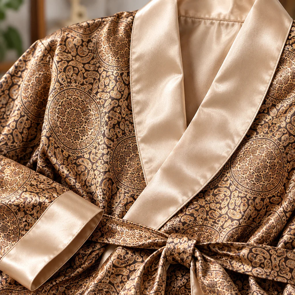 Peignoir Kimono Homme Satin
