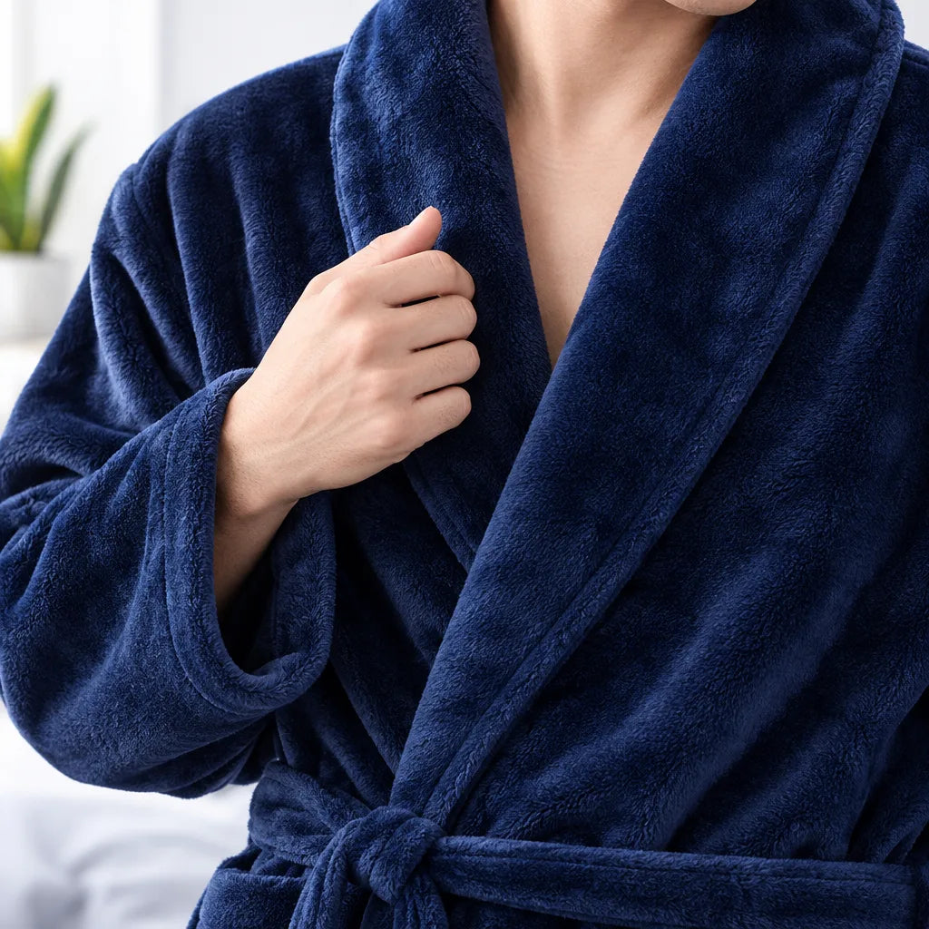 Peignoir homme polaire